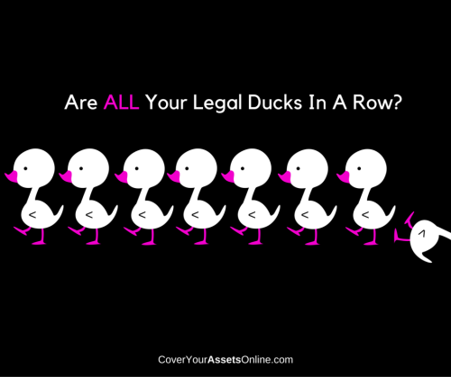 Are All Your Legal Ducks In A Row